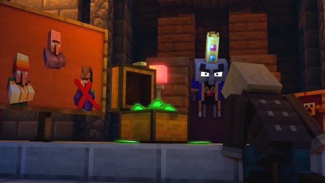 Villager & Pillager life: Season 3 - Minecraft Dungeon Animation смотреть онлайн