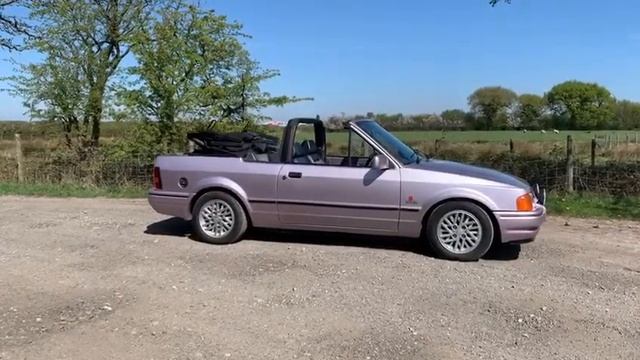 1989 Ford Escort XR3i Cabriolet смотреть онлайн