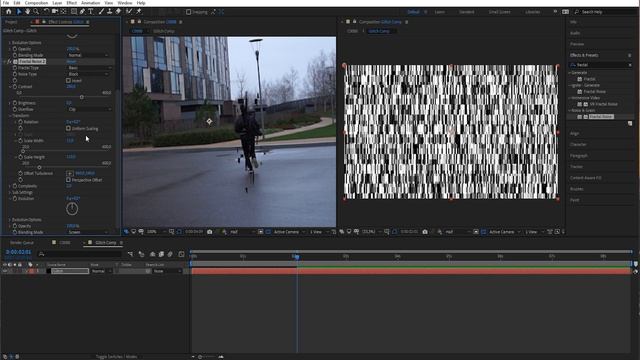 Как сделать ГЛИТЧ ИСЧЕЗНОВЕНИЕ в Adobe After Effects смотреть онлайн