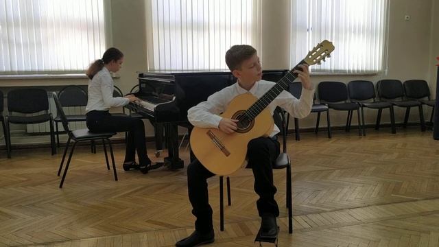 О Петрова, А.Петров "Вальс" из к/ф "Петербургские тайны" Исполняют Моисеев Андрей и Моисеева Елена смотреть онлайн