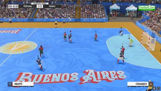 FIFA 23 | Portugal vs. France | Penalty Shootout Futsal | Mbappe vs Ronaldo - Gameplay PC смотреть онлайн