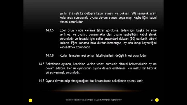 WSF Squash Tekler Oyun Kuralları (Türkçe) 2014 v03 смотреть онлайн