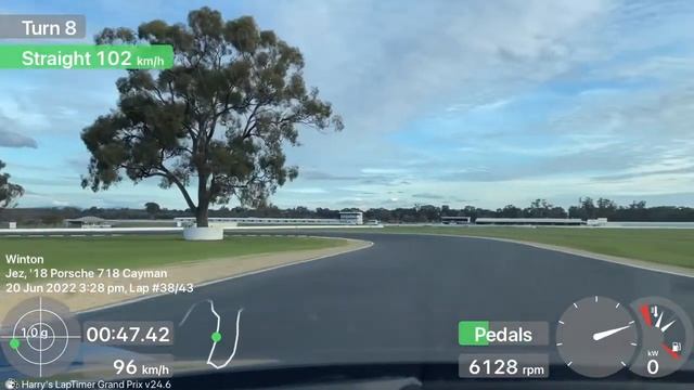 Porsche 718 Cayman GTS (2.5T) - Winton Raceway - Lap Time 1.34.7 - 20 June 2022 - Evolve Track Day смотреть онлайн