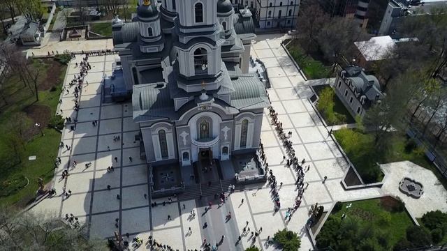 Донецк. Спасо-Преображенский кафедральный собор. Пасха. смотреть онлайн