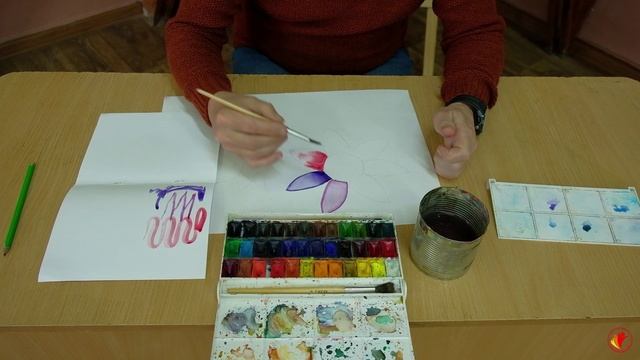 АЛЬТАИР_ Черняев_ Знакомство с акварелью_ Ч3_ Техники работы..mp4 смотреть онлайн