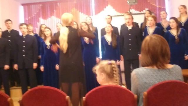 Хоровой коллектив ПГУПС "Кантус" - Как на матушке на Неве реке смотреть онлайн