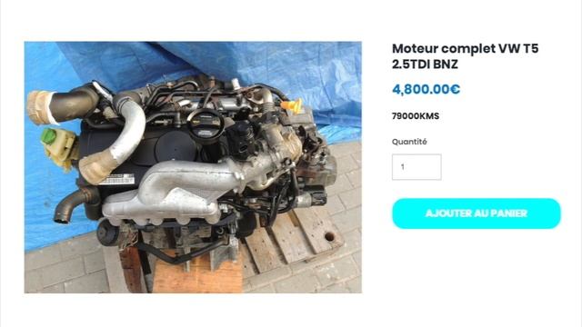 Moteur complet VW T5 2.5TDI BNZ ➡️ en stock sur ALLOMOTEUR смотреть онлайн