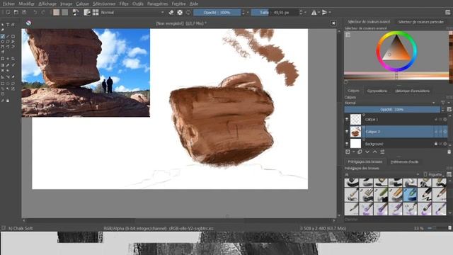 Krita - Sketching until i learn it... смотреть онлайн