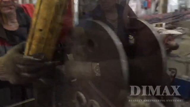 Горячая клепка. Клепальная скоба гидравлическая