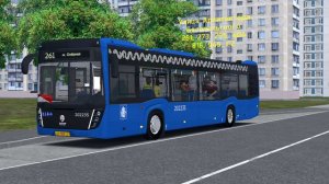 OMSI 2 НеФАЗ 5299 40 52, Южная Москва , маршрут 261 + Голосовой информатор.