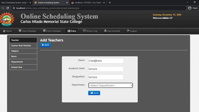 Class Scheduling System using PHP/MySQLi Installation Demo смотреть онлайн