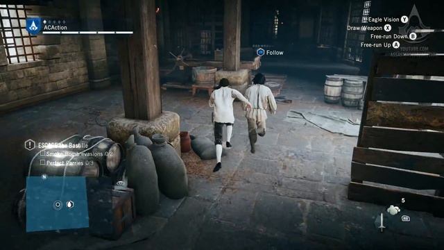 Assassin's Creed: Unity - Mission 1: Imprisoned - Sequence 2 [100% Sync] смотреть онлайн