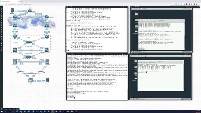 Configuring Cisco Edge Routers with BGP in EVE-NG смотреть онлайн
