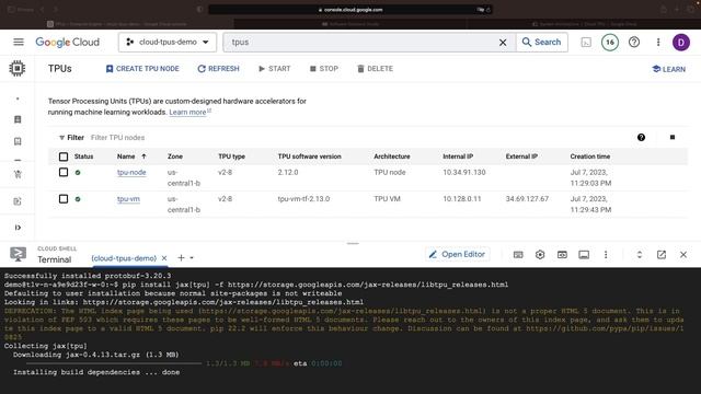 TPU VMs vs. TPU Nodes - AI/ML Accelerators on Google Cloud смотреть онлайн