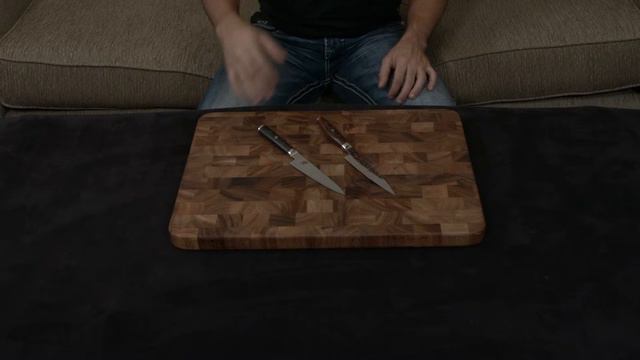 Miyabi Kaizen vs Miyabi Mizu/Artisan — Utility Knife. смотреть онлайн