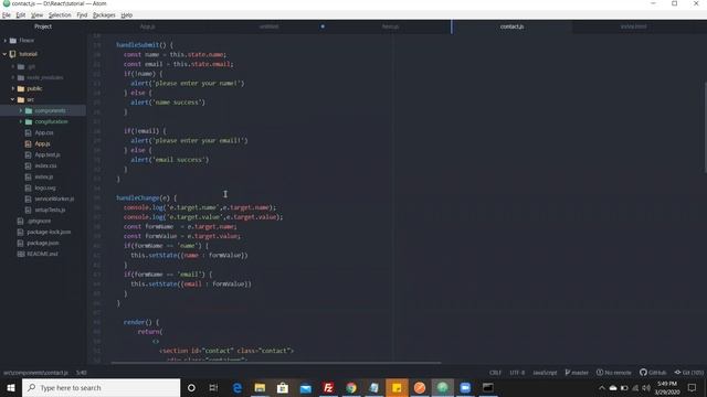 React Js form creation and validation смотреть онлайн