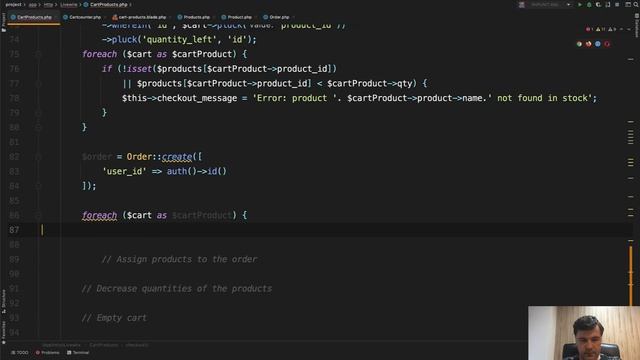 Laravel Checkout: Database Transactions and Validation смотреть онлайн