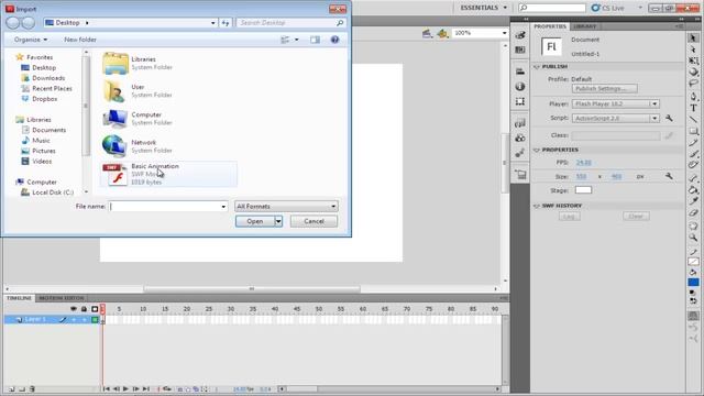 How To Convert .SWF To FLA