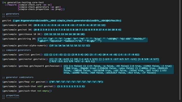 Generative testing in Clojure смотреть онлайн