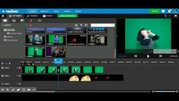 How To Use The Green Screen Effect in WeVideo