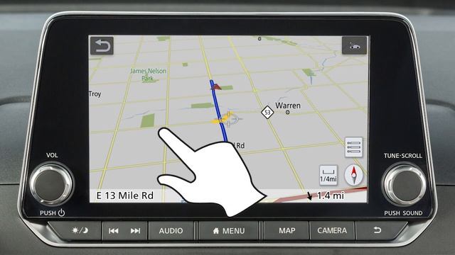 2019 Nissan Altima - Map Screen Overview (if so equipped) смотреть онлайн