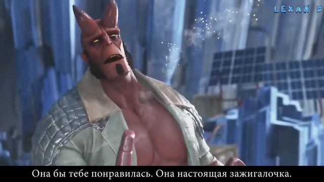 Injustice 2 - Хэллбой против Старфаер - Intros & Clashes (rus) смотреть онлайн