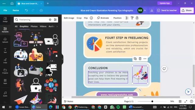 Creating Stunning Infographics with Canva | Secret to Making Money online | Infographics Learn смотреть онлайн