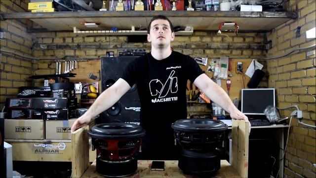 Ural Decibel vs. Alphard Deaf Bonce 312. Большой тест сабвуферов часть 4 смотреть онлайн