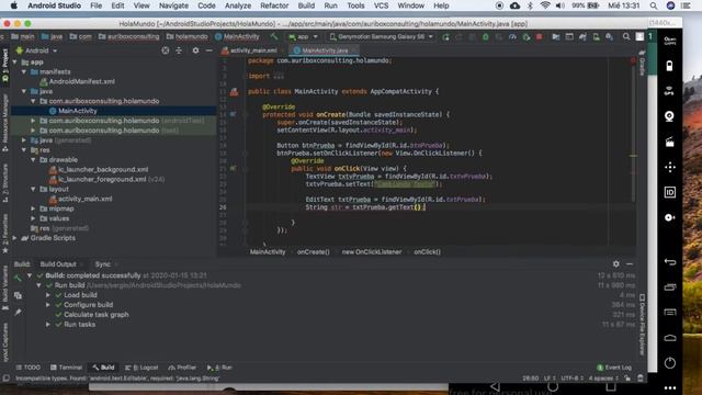 FastTrack Android (Java) #6: Obteniendo el valor de un EditText y creando ventana Toast смотреть онлайн