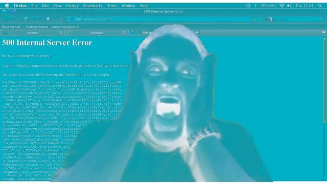 The Scream - YouTube's 500 Internal Server Error смотреть онлайн