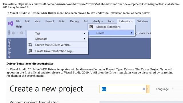 Kernel Mode Driver Support in Visual Studio смотреть онлайн