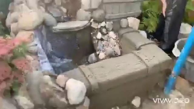Мини водопад своими руками на приусадебном участке. смотреть онлайн