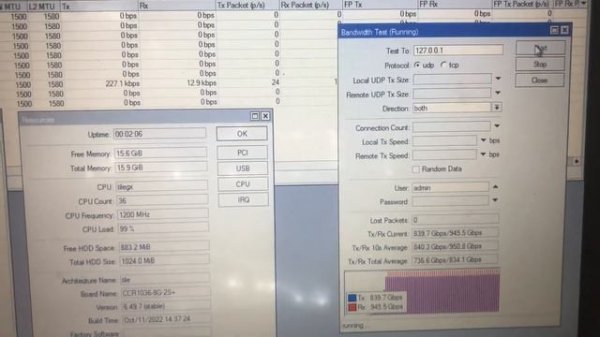 Mikrotik CCR1036-8G-2S+EM RAM 16GB Cloud Core Router SFP 10G