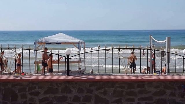 КОБЛЕВО Отель "Crystal" Бассейн. Чёрное море УКРАИНА смотреть онлайн