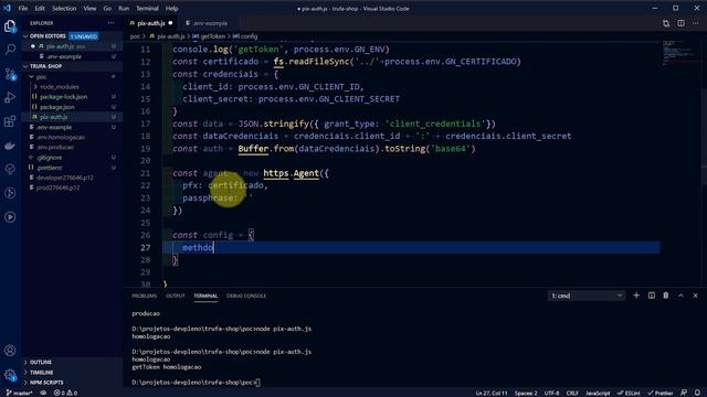 Parte 2 - Projeto prático Fullstack com integração Pix na Gerencianet смотреть онлайн