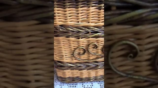 Короб из газетных трубочек смотреть онлайн