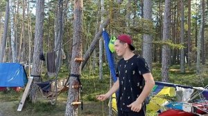 ?НА ТРОСE ЧЕРЕЗ РЕЧКУ!!! ЗИПЛАЙН СВОИМИ РУКАМИ!!!