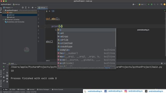 Python : Scope of variables & methods | local | global | python for beginners смотреть онлайн