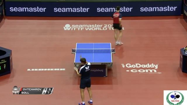 2017 открытый чемпионат Германии (финал) обзор Timo Boll против Dimitrij Ovtcharov смотреть онлайн