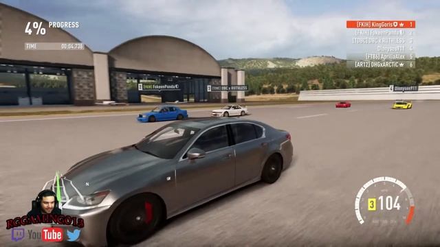Forza Horizon 2 Airport Drag Racing Lexus GS 350 2 смотреть онлайн