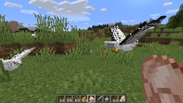 ? ГИГАНТСКИЕ ПТИЦЫ ДЕРУТСЯ ЗА МЕНЯ В МАЙНКРАФТ | ОБЗОР МОДА MINECRAFT Frikinzi's Fauna смотреть онлайн