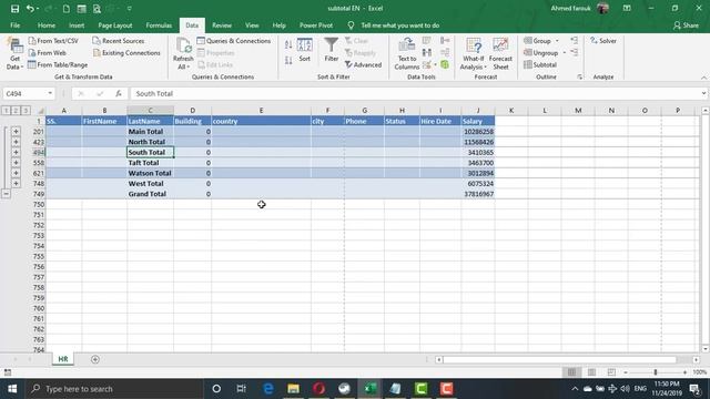 Using Count and Sum with Subtotal Excel смотреть онлайн