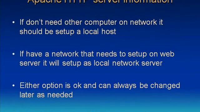 Apache Web Server Demo.wmv смотреть онлайн