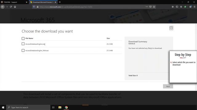 TekTip: How To Install The ACE.OLEDB Database Driver