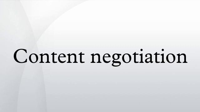 Content negotiation смотреть онлайн