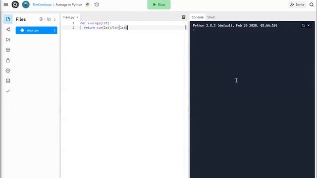 Finding the AVERAGE of numbers in Python. How? смотреть онлайн