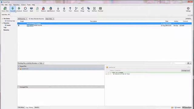 SourceTree: Making a Commit смотреть онлайн