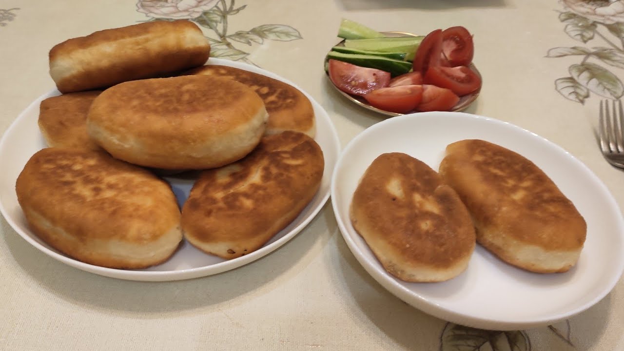 Жаренные пирожки в масле! Тесто как пух!
