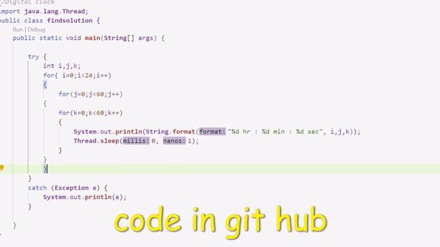 Digital clock Java programming смотреть онлайн