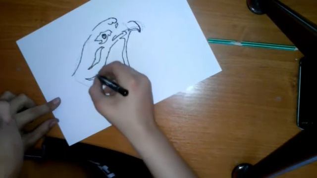 Как нарисовать орла смотреть онлайн